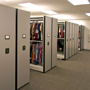 Compact Shelving on High-Density Mobile Storage System