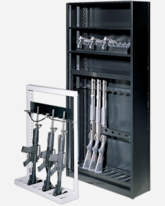 Firearms Storage on Weapons Rack Systems