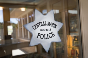 Central Marin Police Department Sign