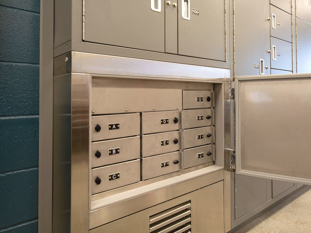 Refrigerated evidence lockers are available in a variety of sizes; assess what your department needs.