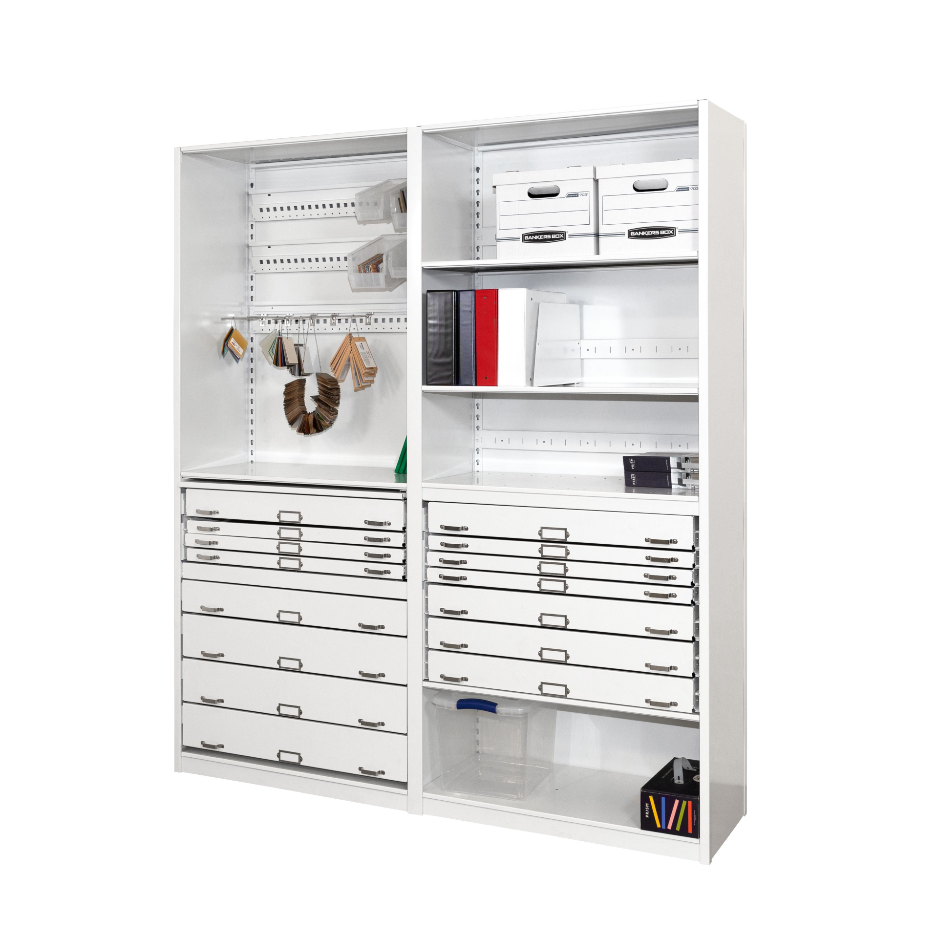 Adaptability is one of the key advantages of modular shelving systems.