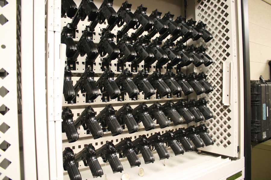 Universal™ Weapons Racks secure configurable storage for any type of weapon as well as gear and optics.