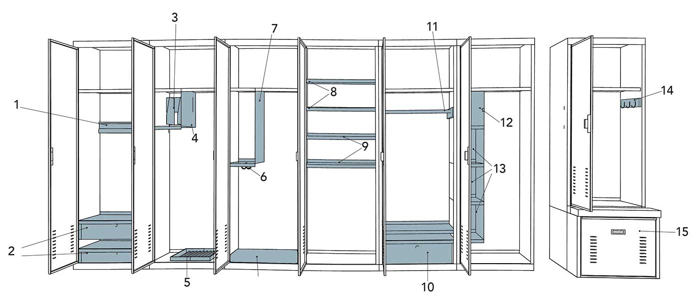 Locker Configurations