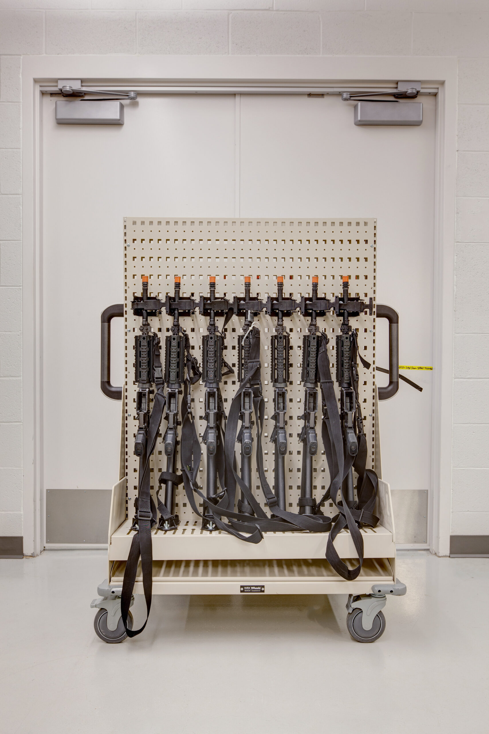 A compact or vertical design may be the most efficient choice for some gun storage cage needs.